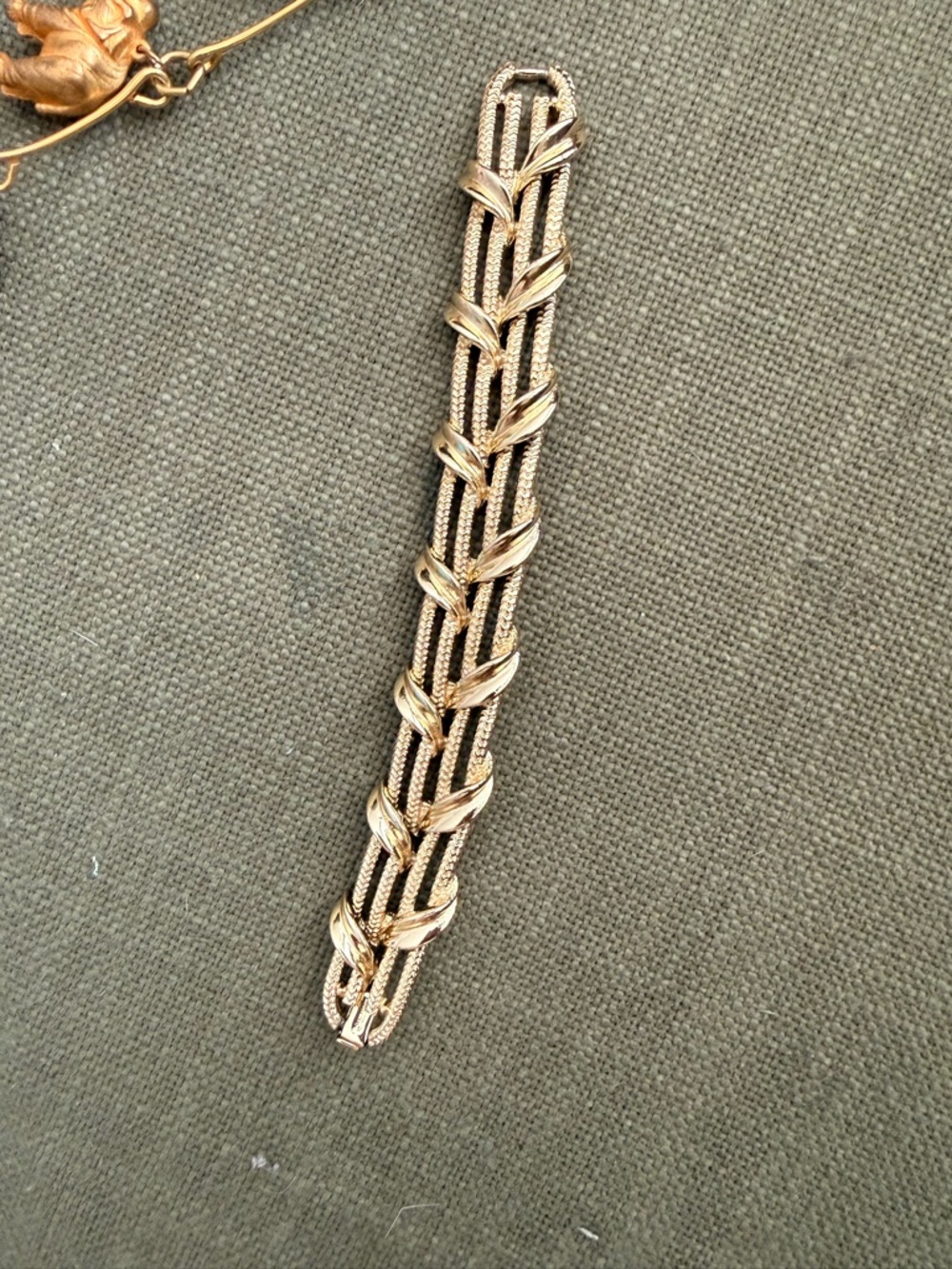 Lisner Gold-Tone Braided Link Bracelet